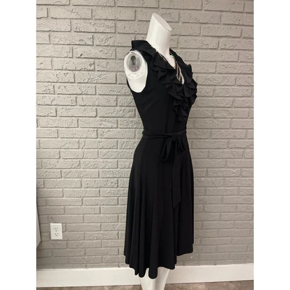 American Living Ruffle Neckline Dress Size 4 - Picture 3 of 9